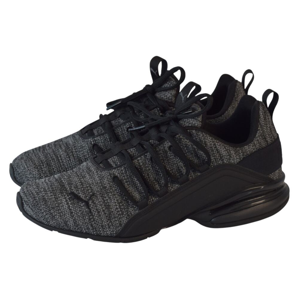 Puma Axelion Refresh Men’s Running Shoes Black/Grey Size 8.5